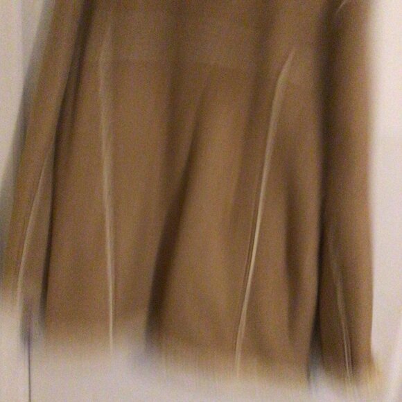 Tommy Hilfiger Faux Suede Men'ts Winter Jacket Sherpa Lining Tan US XL New - Picture 3 of 7